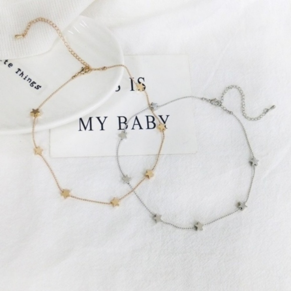 SALE//Stars Choker Necklaces - Picture 2 of 5